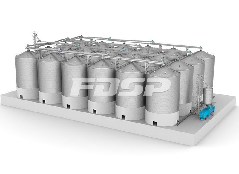 Proyecto de silo de acero de soja 24-2500T