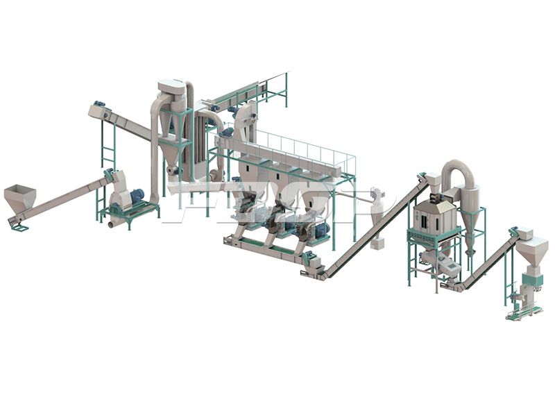 Línea de producción de granulación de chatarra de 2,5-3,5 toneladas / hora
